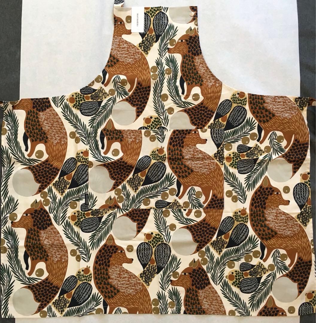 新品未使用　マリメッコ ケトゥンマルヤ エプロン