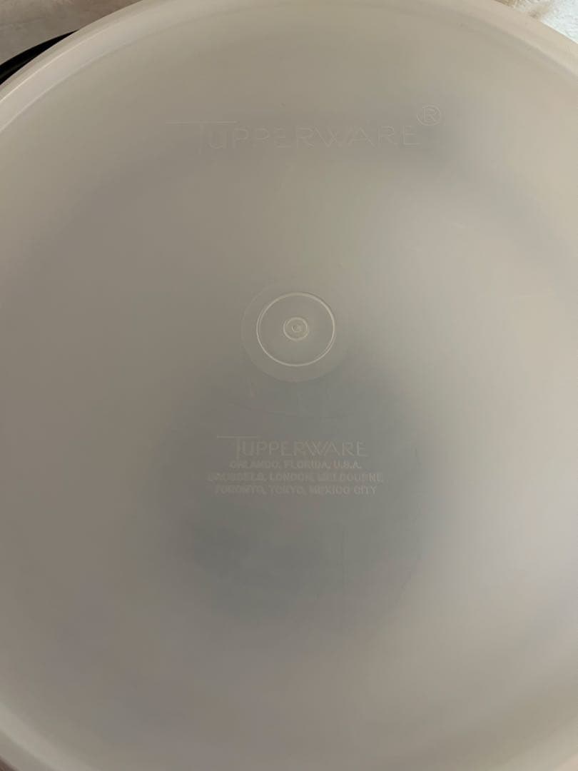 人気タッパーウェア 大容量保存容器バケツ型 ハンドル付き 直径24cm ８.８L