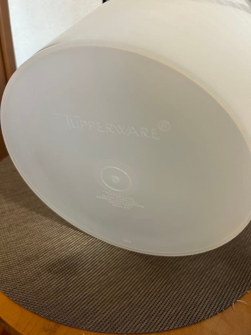 人気タッパーウェア 大容量保存容器バケツ型 ハンドル付き 直径24cm ８.８L