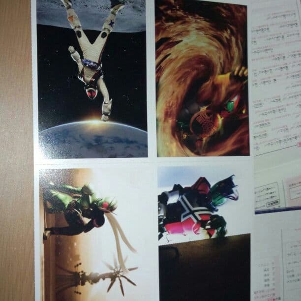 仮面ライダー 絵はがき