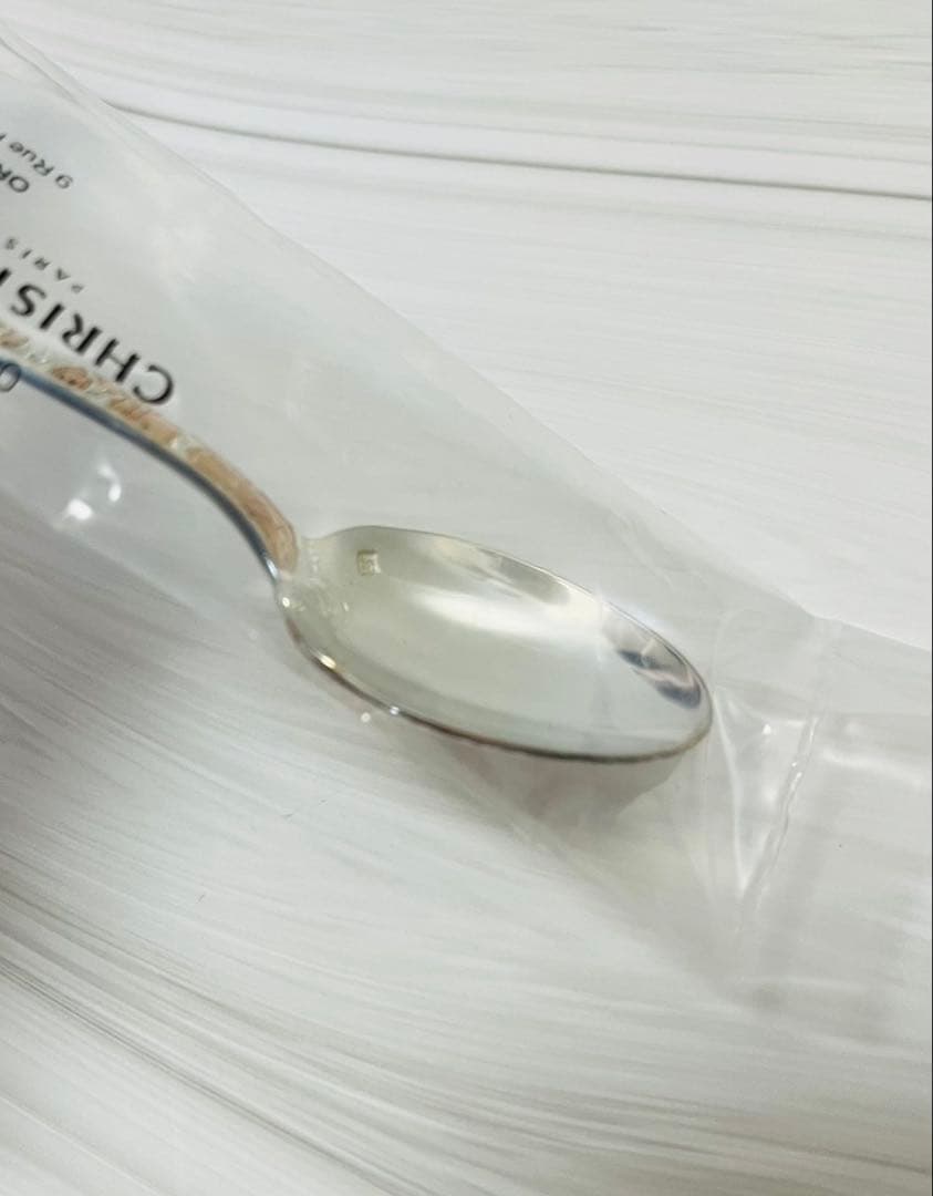 【未使用】クリストフル ジャルダンエデン デミタススプーン パーシャリーピンク