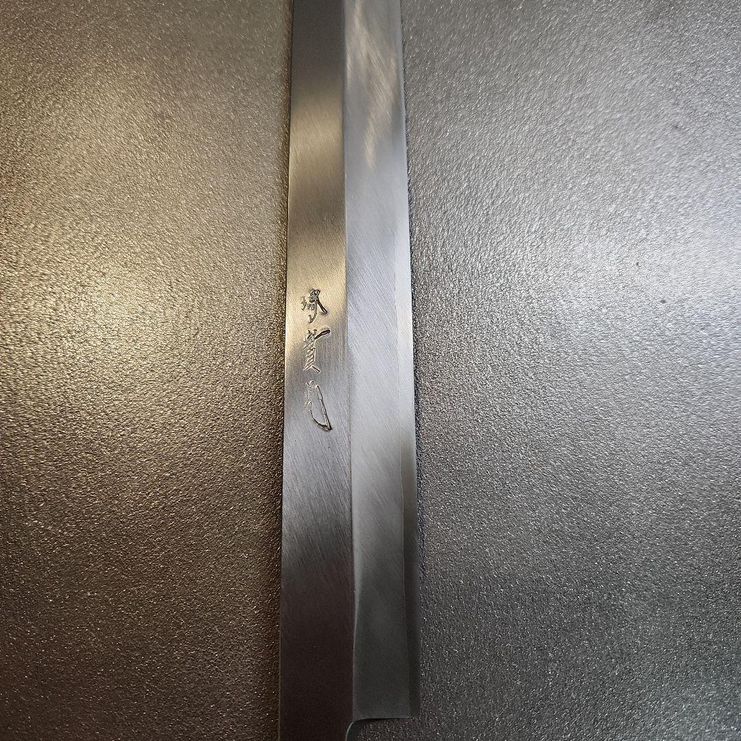 25日まで公開 堺實光 銀三 フグ引き 尺 紫檀八角柄 - メルカリ