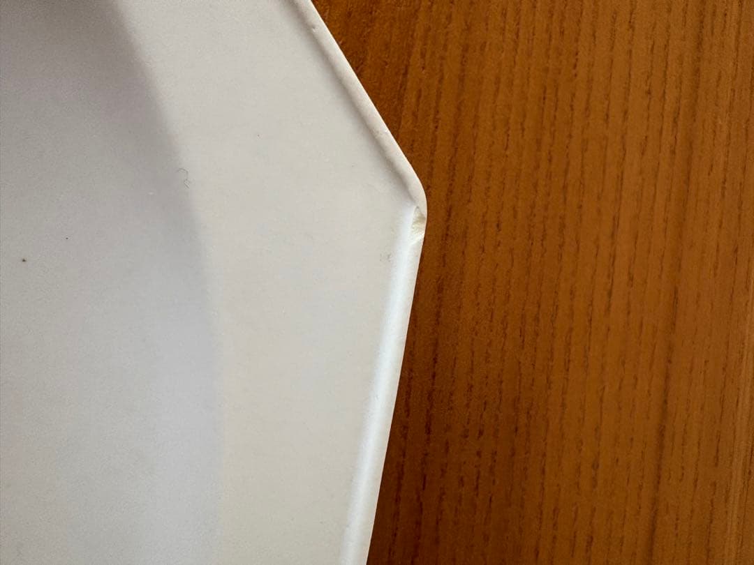 石川隆児さんオクトゴナルプレート　ホワイト