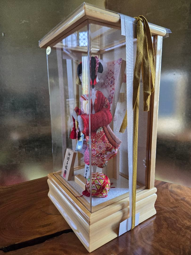 【展示品限り】正月飾り　羽子板　ケース飾り　※閉店セール　H20
