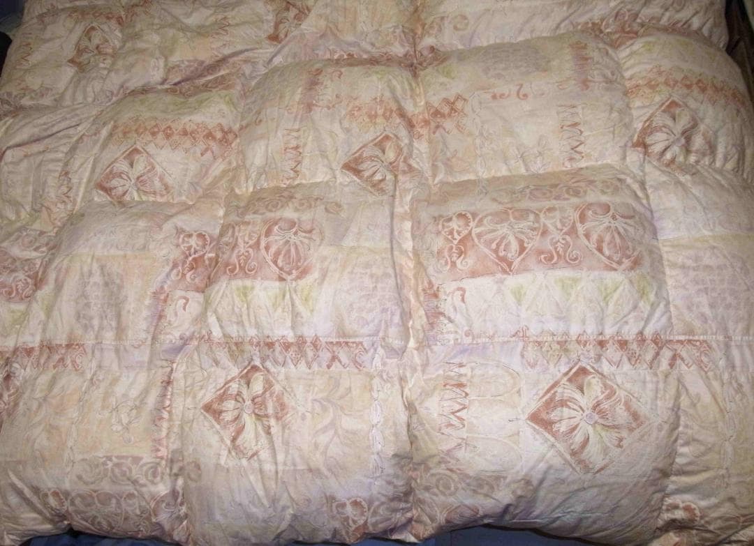 丸八真綿 高級羽毛布団 羽毛掛け布団 ダブル 厚手