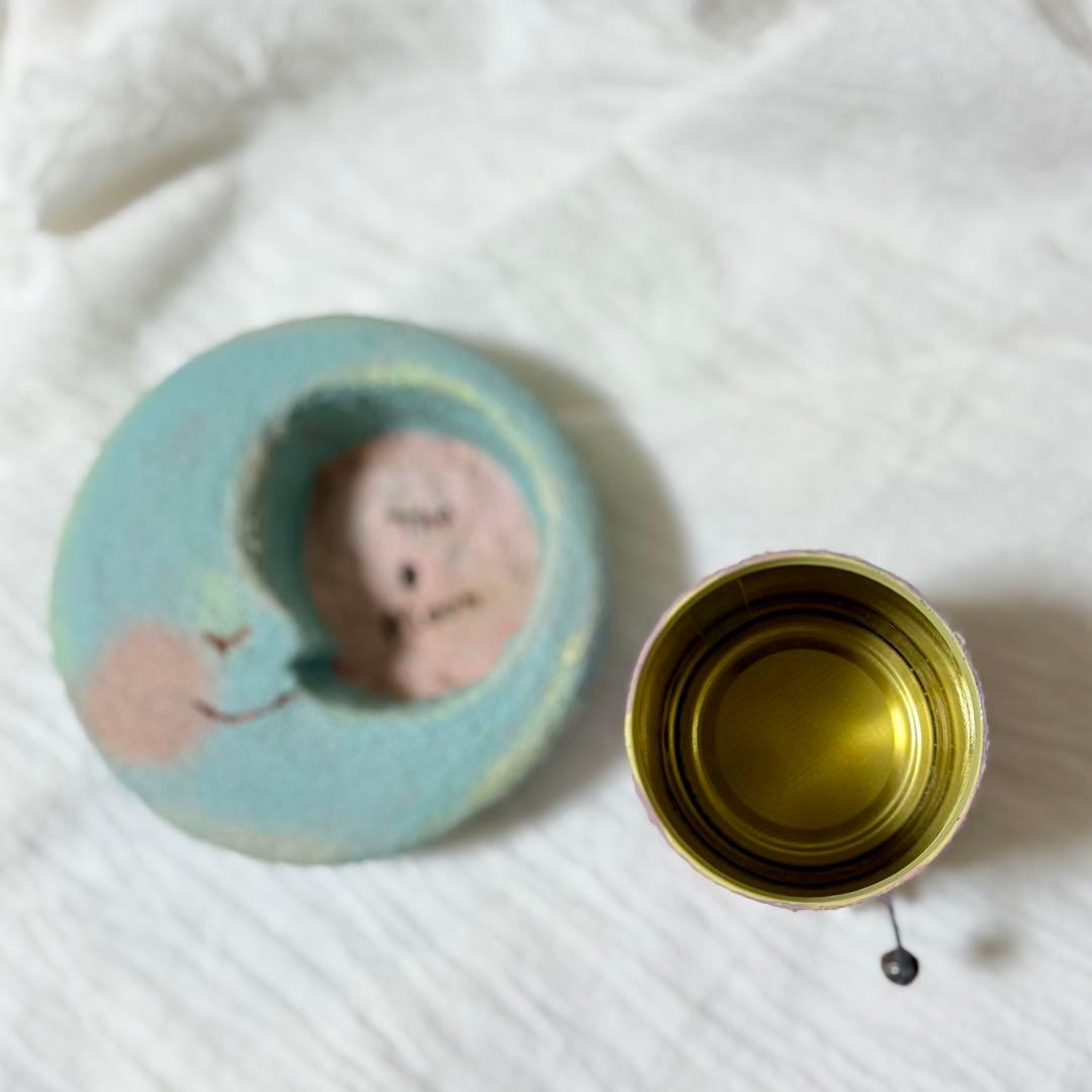 作家様 お月さまとお家のデザイン 植木鉢 多肉植物 2つセット モルタル