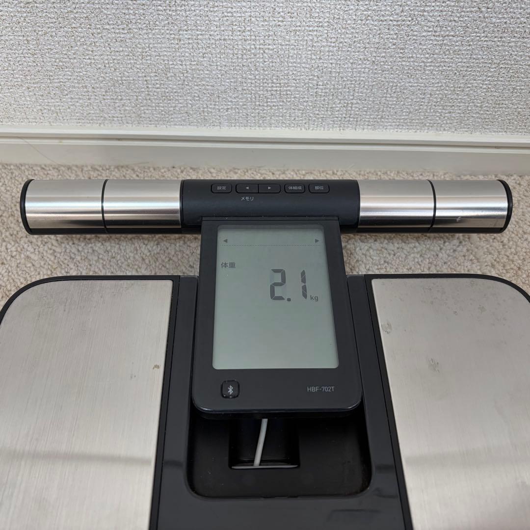オムロン　体重体組成計　カラダスキャン　HBF-702T BK