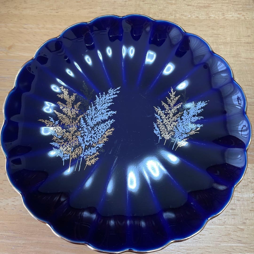 HOYA CHINA ネイビー皿 5枚セット - メルカリ
