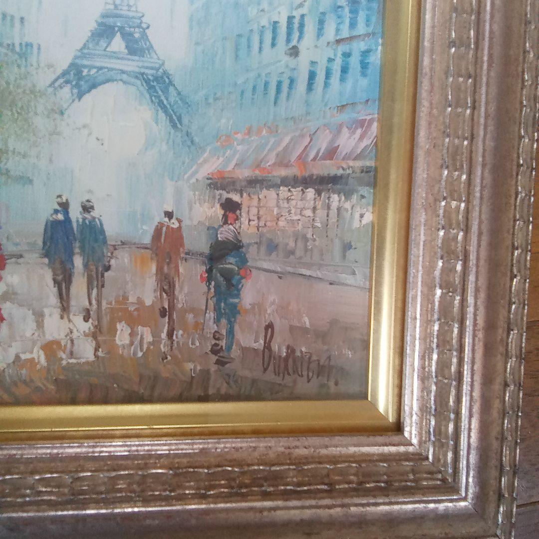 エッフェル塔 油絵 パリ 風景画 - メルカリ