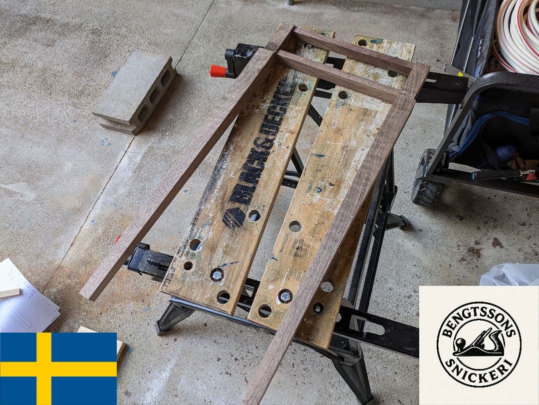 ウォールナット無垢材 サイドテーブル（伝統工法・手作り）