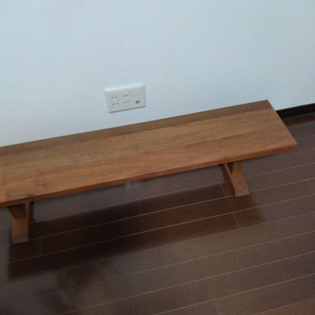 ローテーブル　テレビ台　ウォールナット　無垢