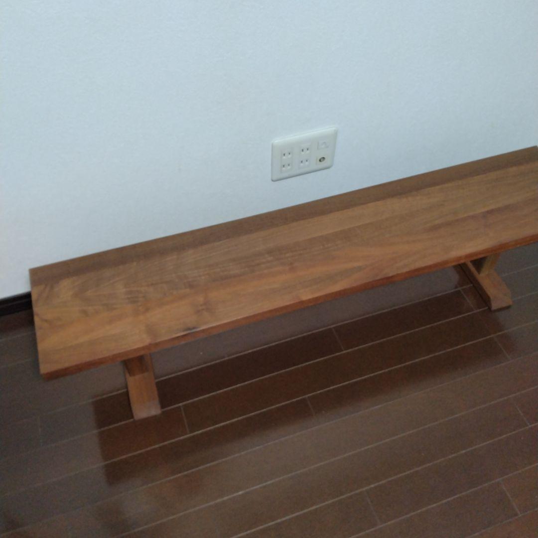 ローテーブル　テレビ台　ウォールナット　無垢