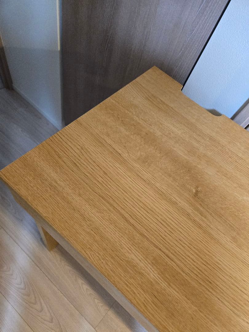 大川家具　LANE (レーン) デスク75 オーク 北欧風 リビングデスク 国産