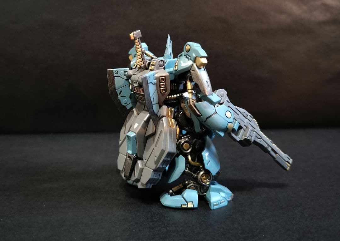 ガンダムアーティファクト ジ・O 完成品 全塗装 ジオ - メルカリ