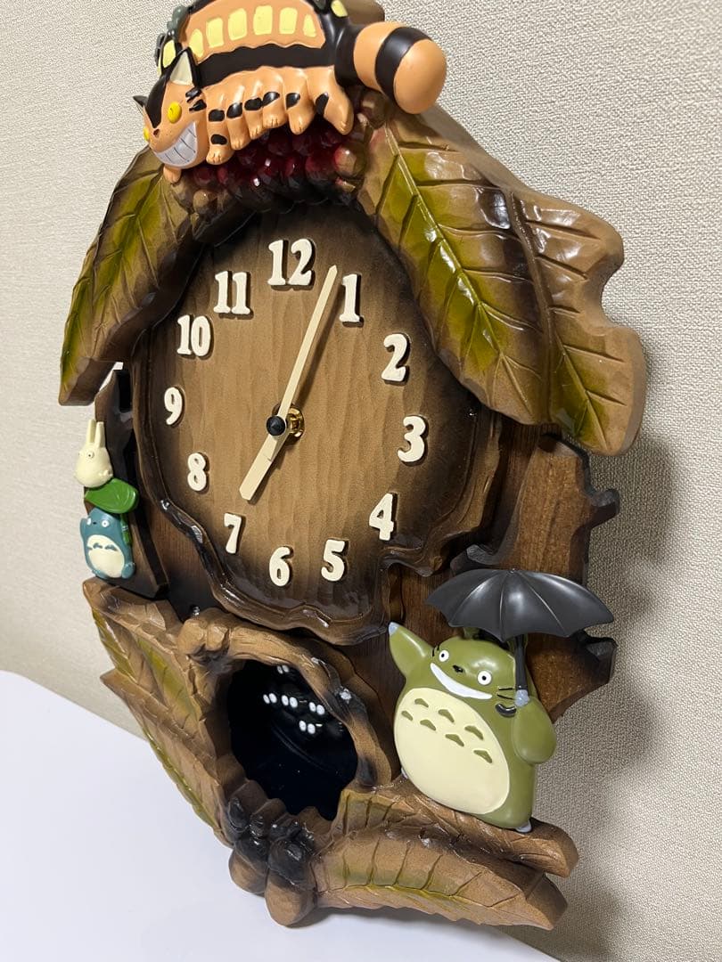 となりのトトロ 掛け時計 メロディ付き トトロ M837N 4MJ837MN06