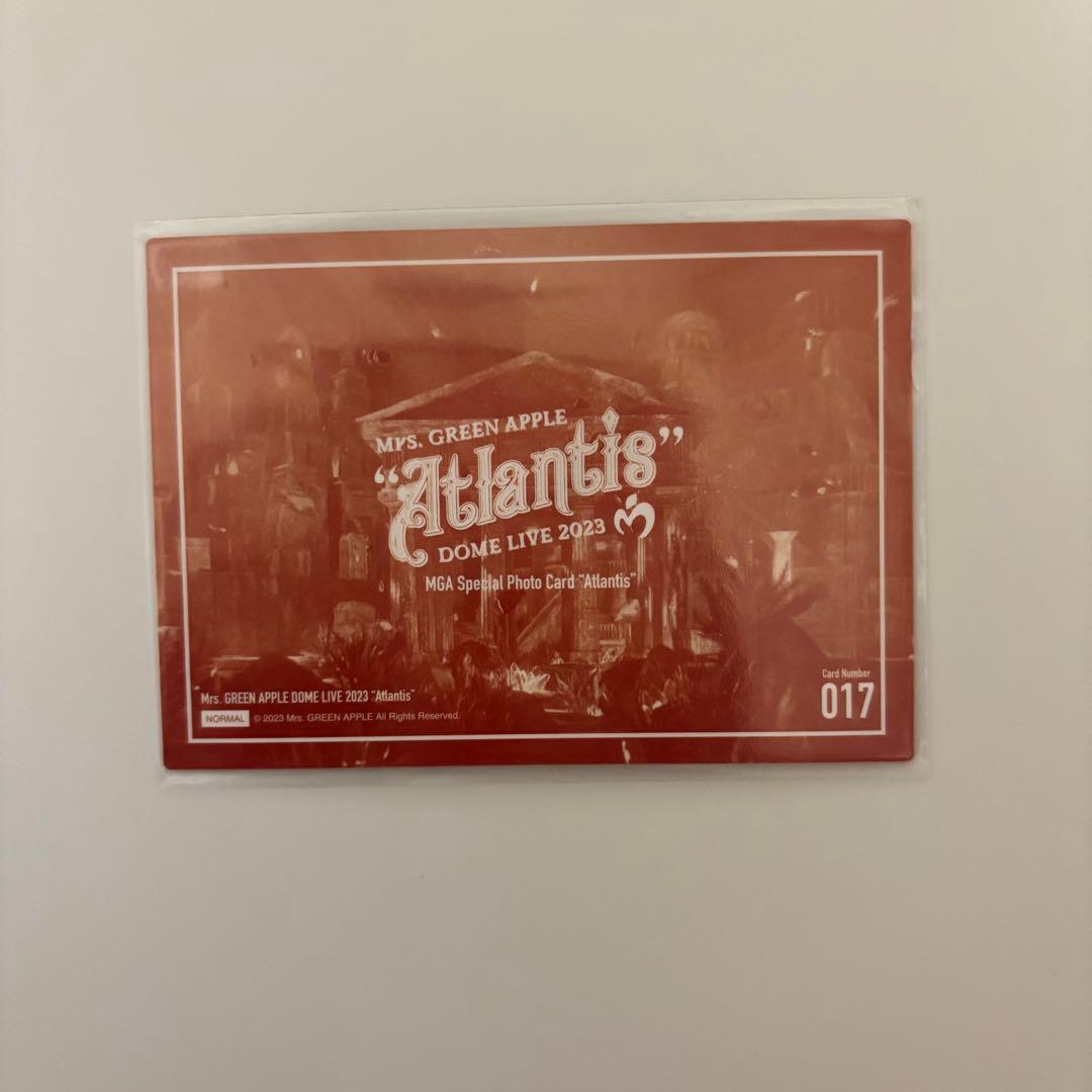 Mrs. GREEN APPLE Atlantis フォトカード - メルカリ