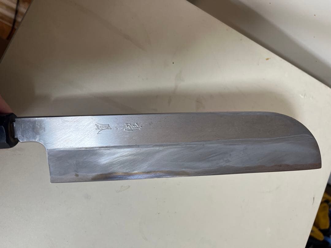 高鳳　鎌形薄刃包丁　8寸