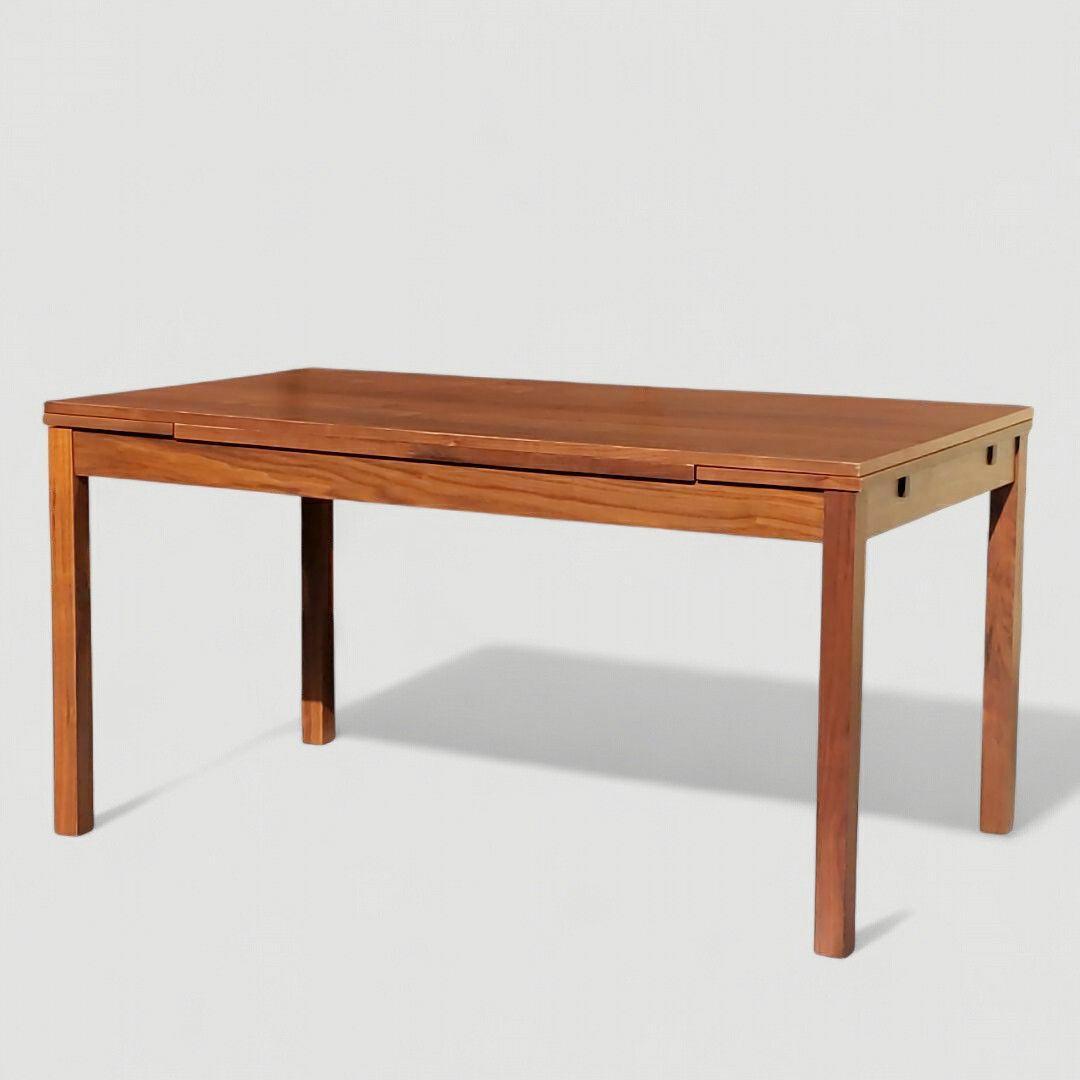 廃盤 無印良品 伸長 ウォールナット ダイニングテーブル 140~190 北欧