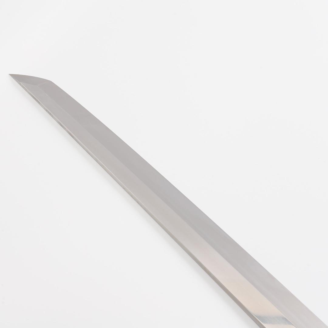 7952 マグロ包丁鞘付 鮪包丁 刃渡700mm 刺身包丁 スネークウッド八角柄