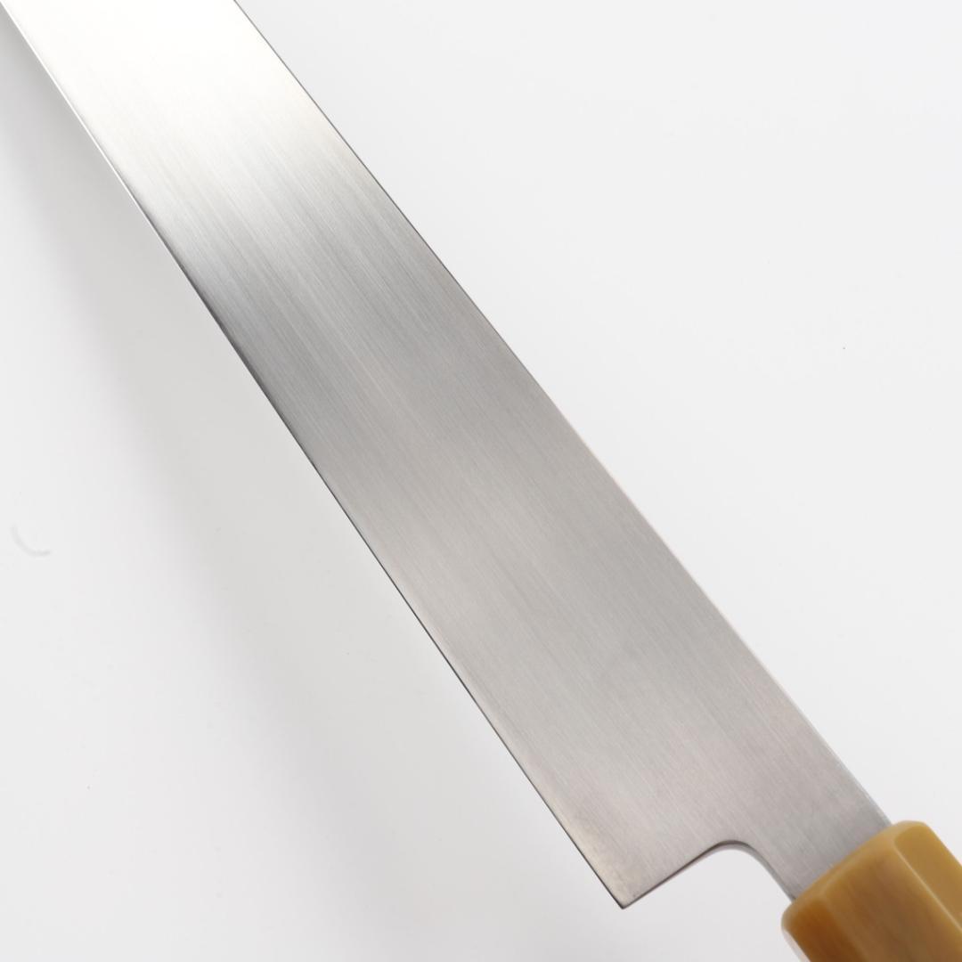 7952 マグロ包丁鞘付 鮪包丁 刃渡700mm 刺身包丁 スネークウッド八角柄