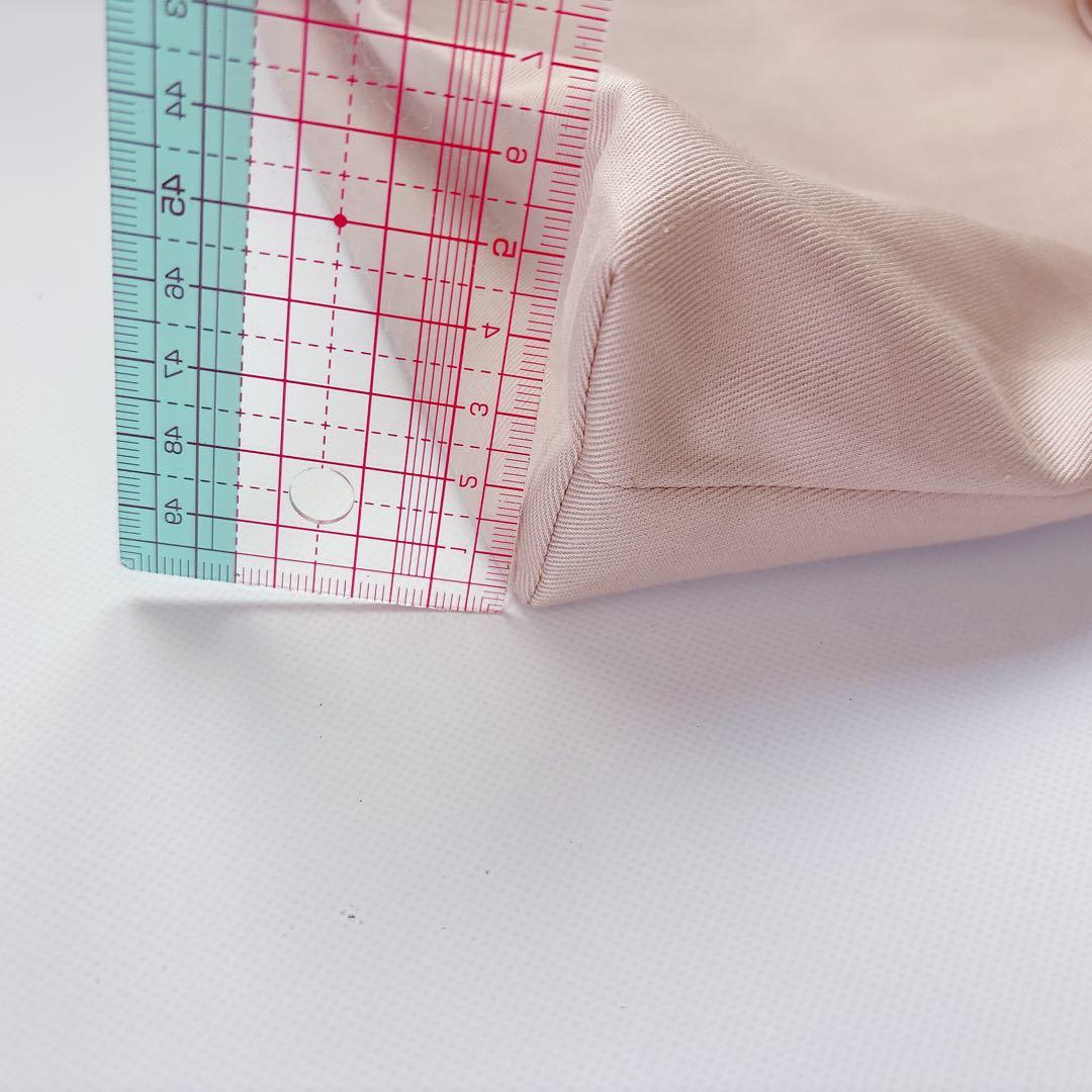 YURI様　レッスンバッグ　上履き袋　体操着袋　ヌビ　キルト　りぼん　刺繍生地