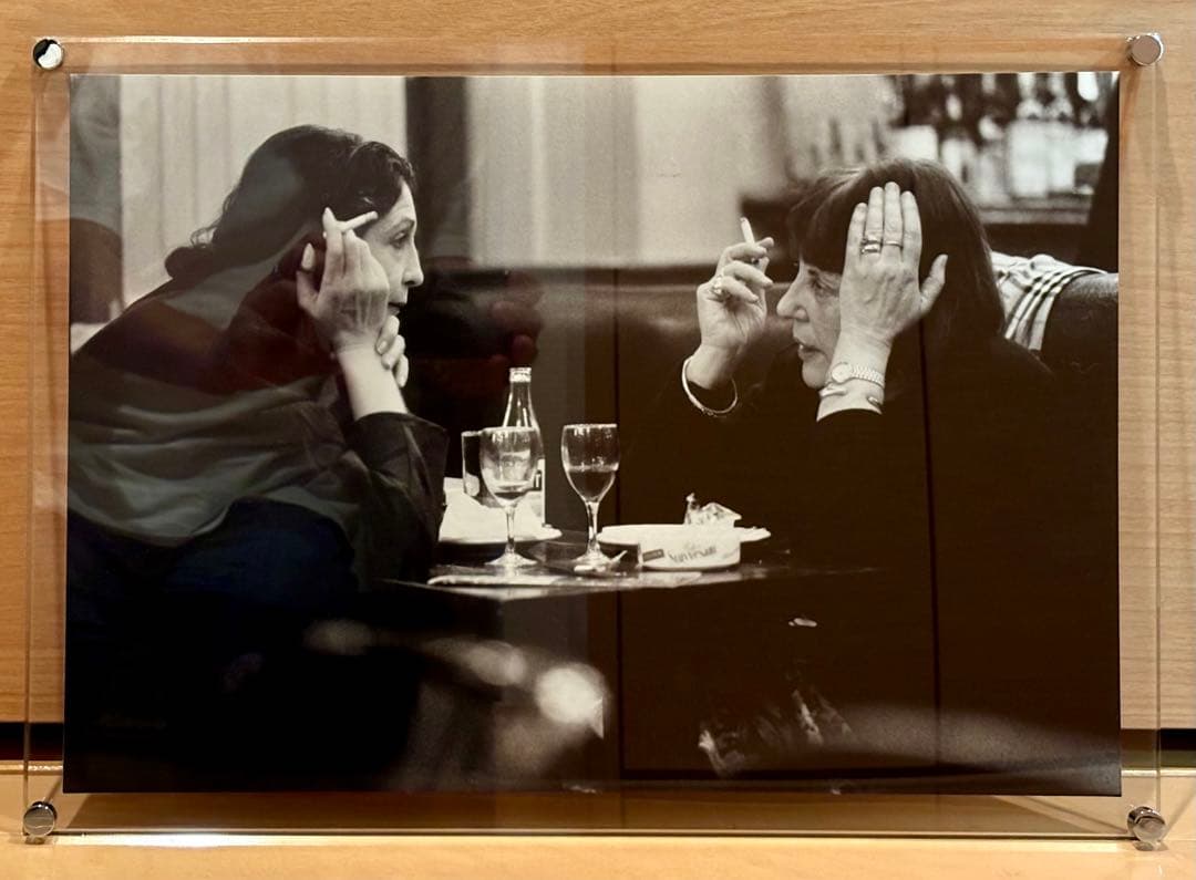 初沢克利 パリ人物・カフェの語らい オリジナルプリント