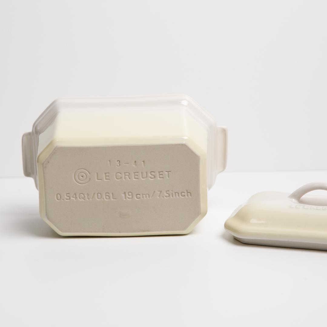 ル・クルーゼ　テリーヌ型ハーフ（白）