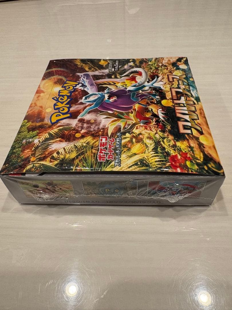 ポケモンカード ポケセン産 ワイルドフォース1boxシュリンク、納品書