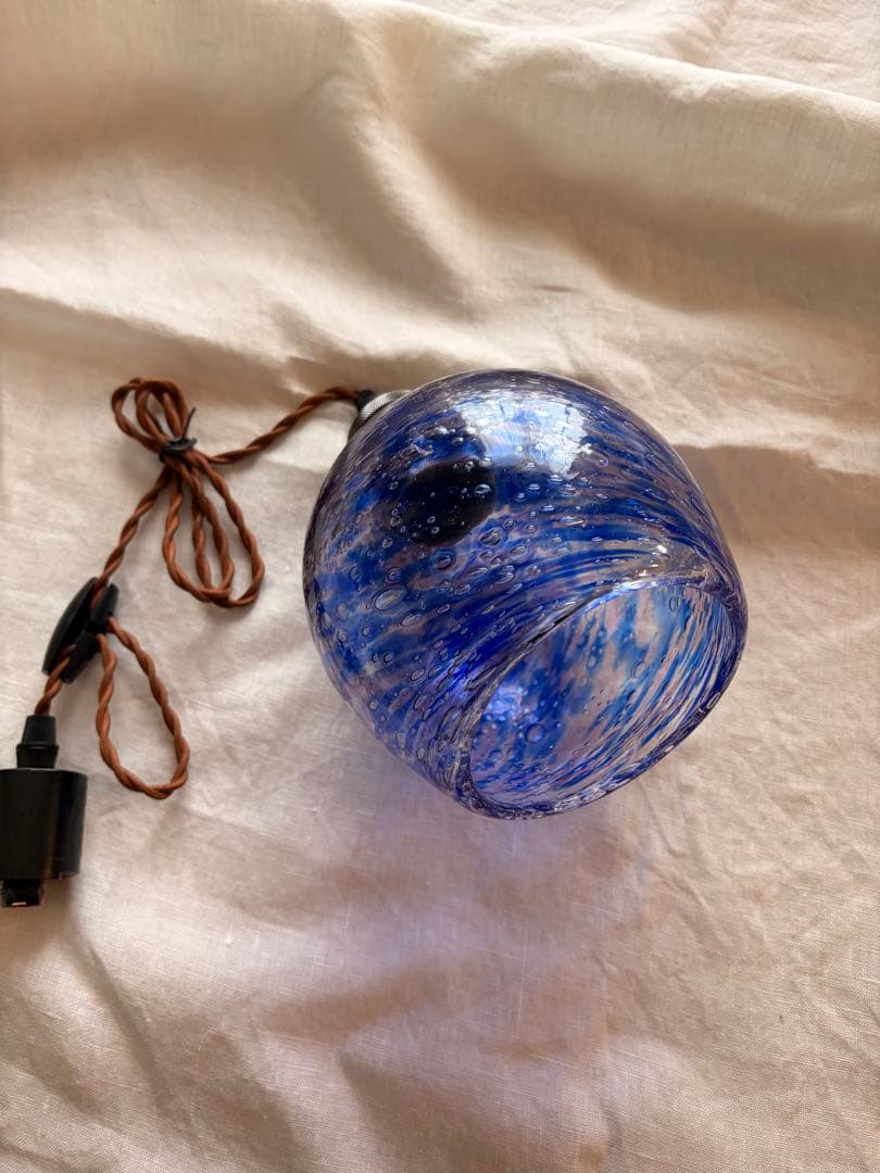 琉球ガラス　ペンダントライト　照明　ランプ