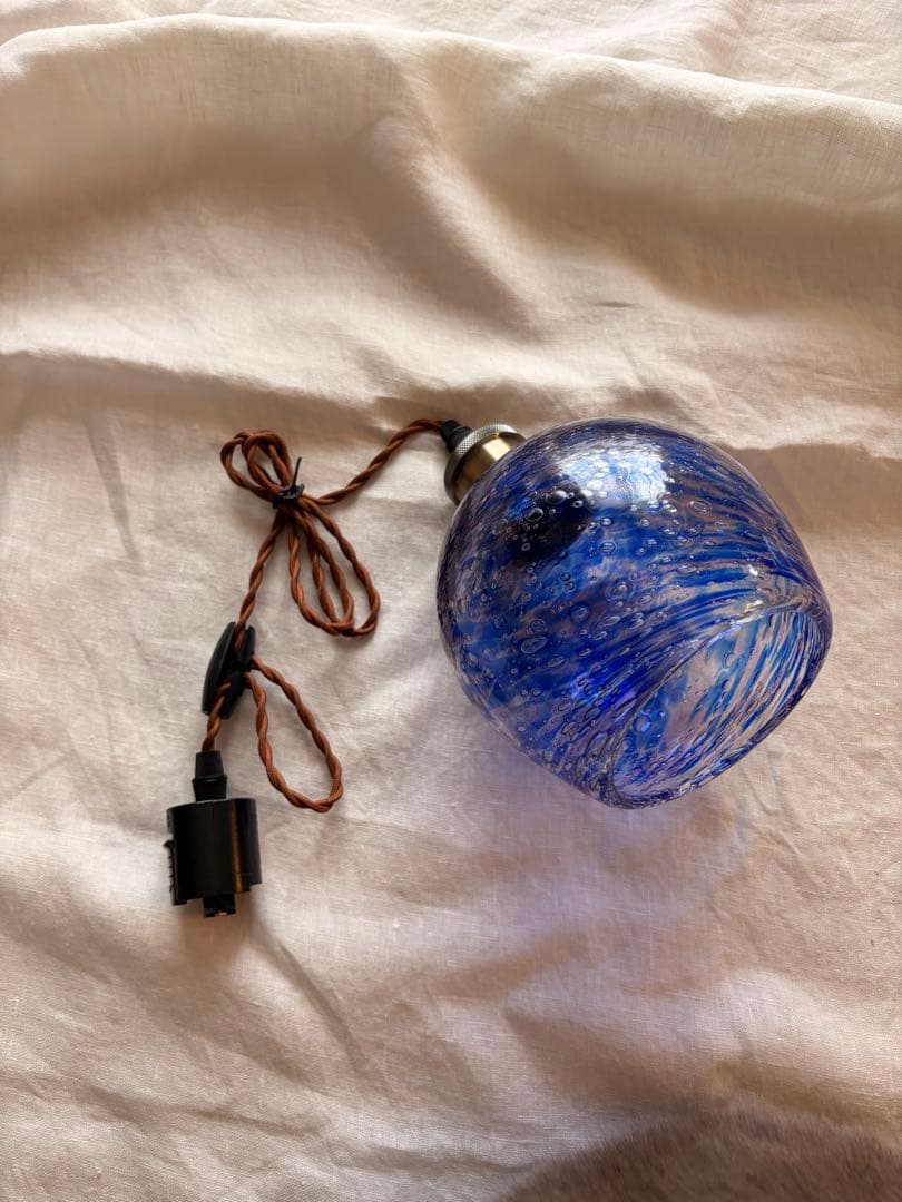 琉球ガラス　ペンダントライト　照明　ランプ