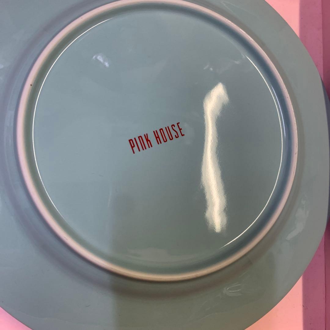 ピンクハウス ヴィンテージ食器セット 未使用 ミントグリーンの薔薇柄