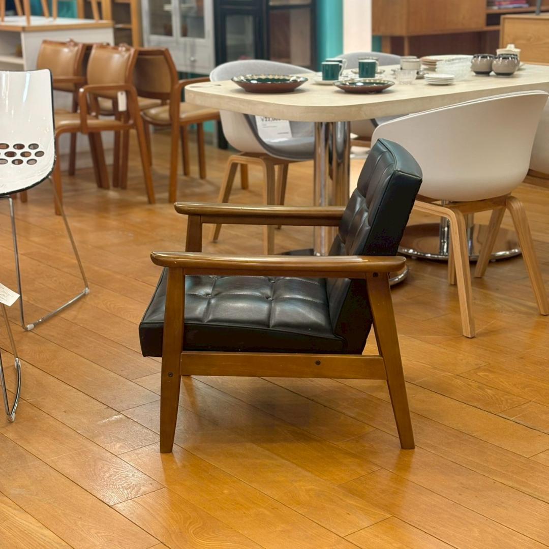 カリモク60　Kチェア　一人掛け　ソファ　レトロ　ミッドセンチュリー