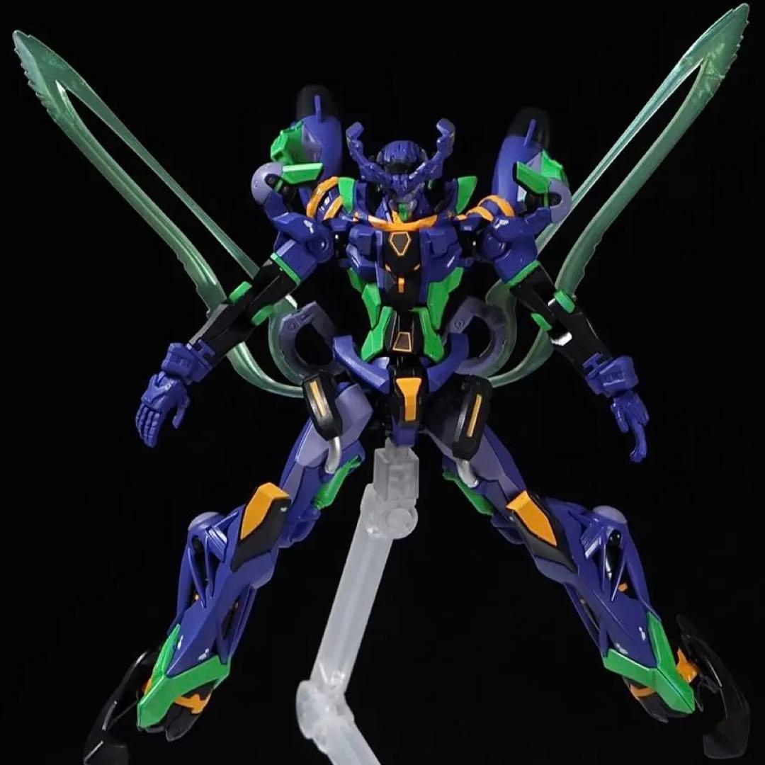 HG ジークアクス 全塗装 完成品 ガンプラ 塗り分け エヴァ - メルカリ