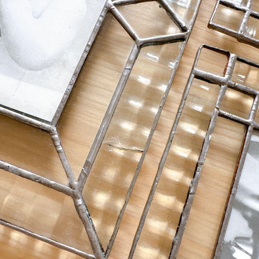 ステンドグラス フォトフレーム 写真立て 3つセット おしゃれ 海外風