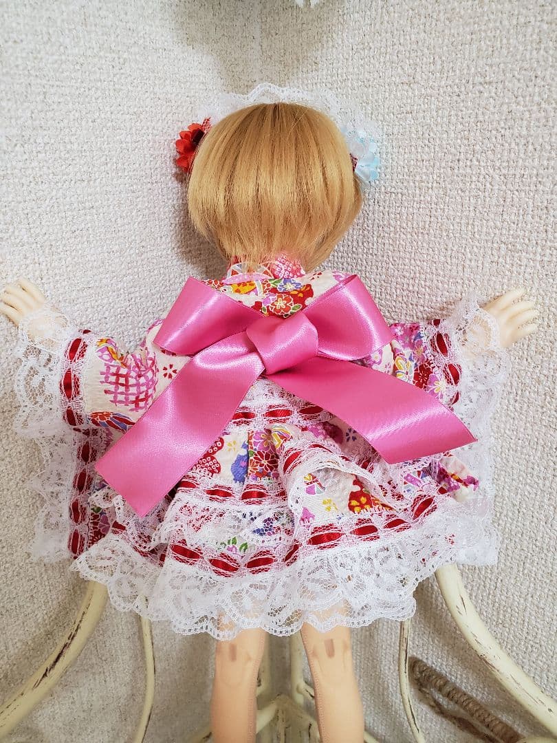 43センチ女の子　SDMサイズ　着物　ロリータ