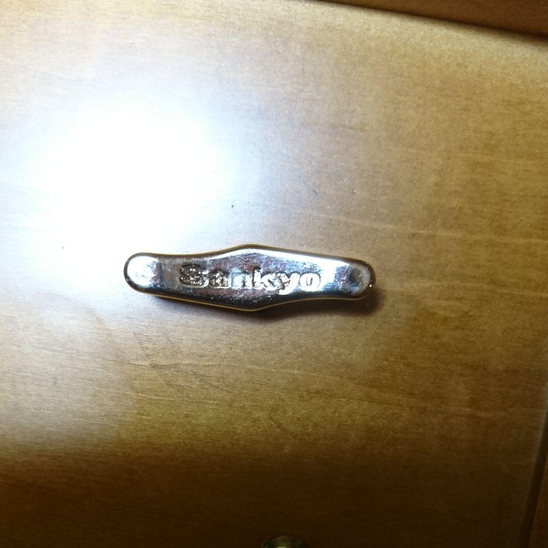 美品【Sankyoオルゴール有名ブランド】 木製箱オルゴール  ビートルズ