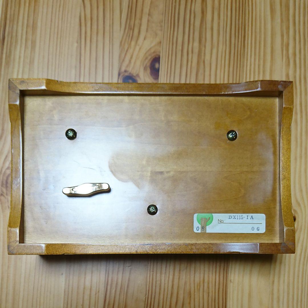 美品【Sankyoオルゴール有名ブランド】 木製箱オルゴール  ビートルズ