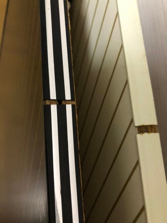 レトロ　アウトドア　折りたたみセンターテーブル昭和　ホワイト・ブラック 2セット