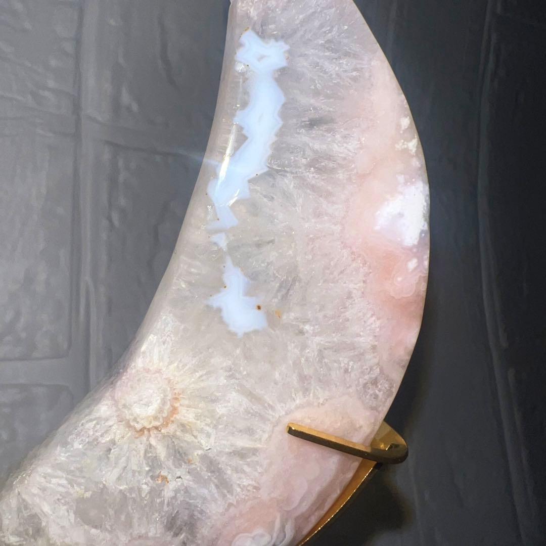 I⭐️月⭐️ピンク桜瑪瑙⭐️桜瑪瑙⭐️花瑪瑙⭐️フラワーアゲート⭐️チェリーブロッサム⭐️