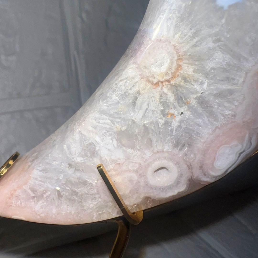 I⭐️月⭐️ピンク桜瑪瑙⭐️桜瑪瑙⭐️花瑪瑙⭐️フラワーアゲート⭐️チェリーブロッサム⭐️