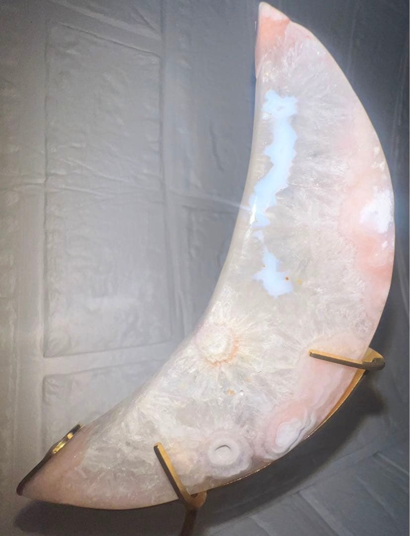 I⭐️月⭐️ピンク桜瑪瑙⭐️桜瑪瑙⭐️花瑪瑙⭐️フラワーアゲート⭐️チェリーブロッサム⭐️