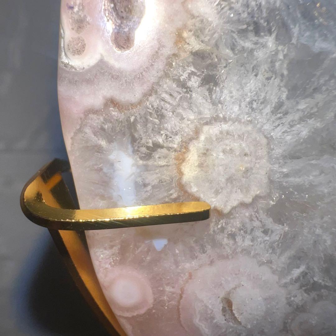 I⭐️月⭐️ピンク桜瑪瑙⭐️桜瑪瑙⭐️花瑪瑙⭐️フラワーアゲート⭐️チェリーブロッサム⭐️