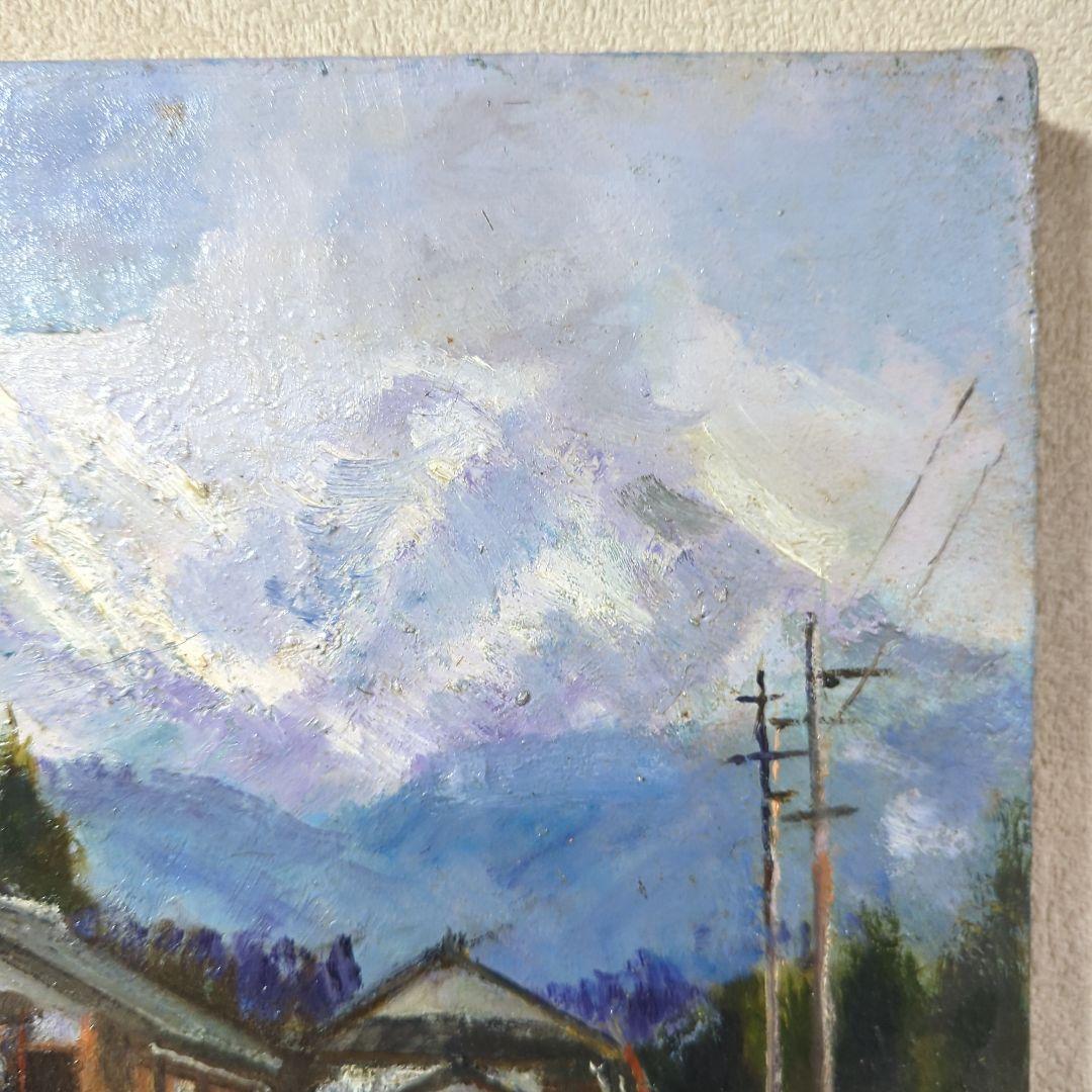 F4号油彩画（額縁なし)No.91