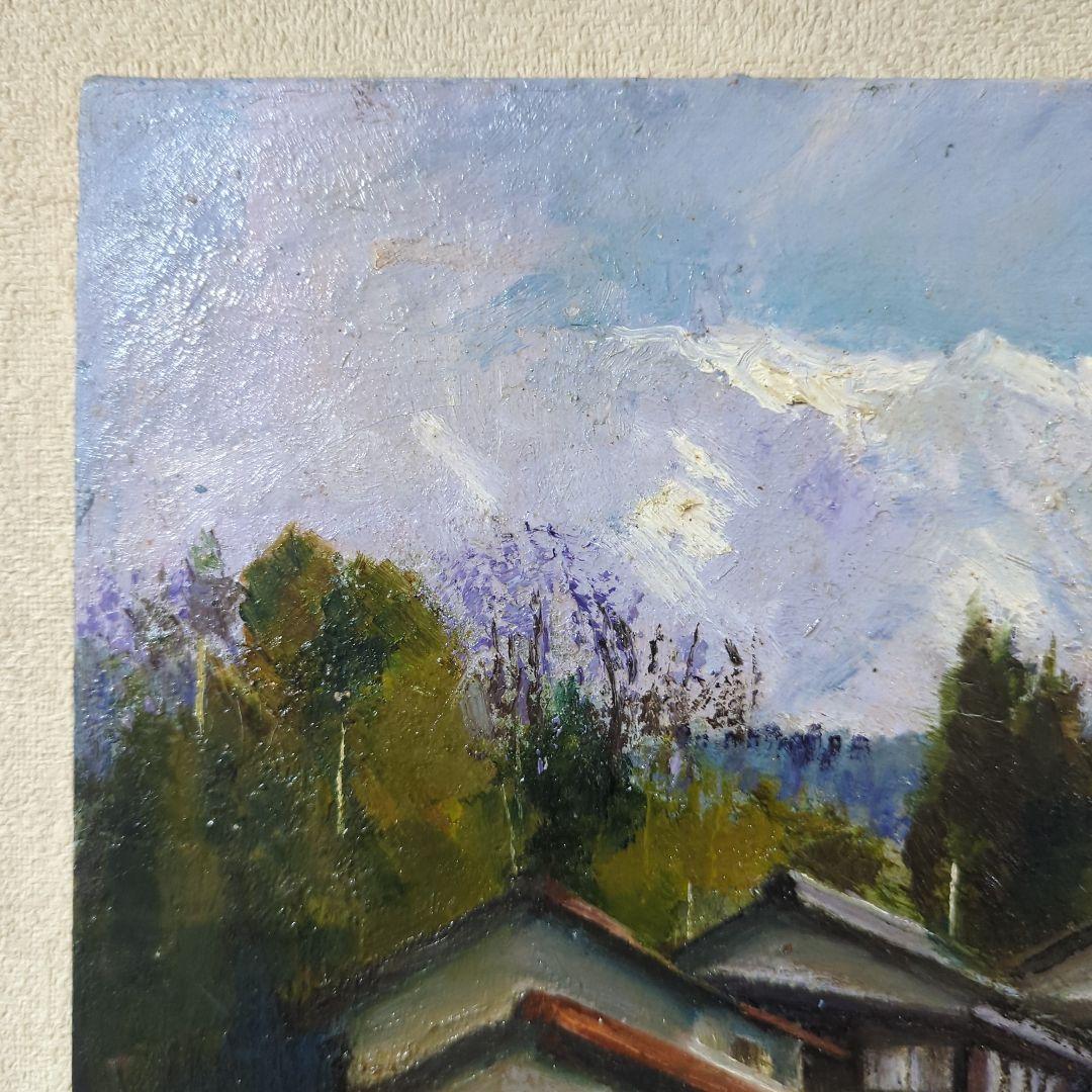 F4号油彩画（額縁なし)No.91