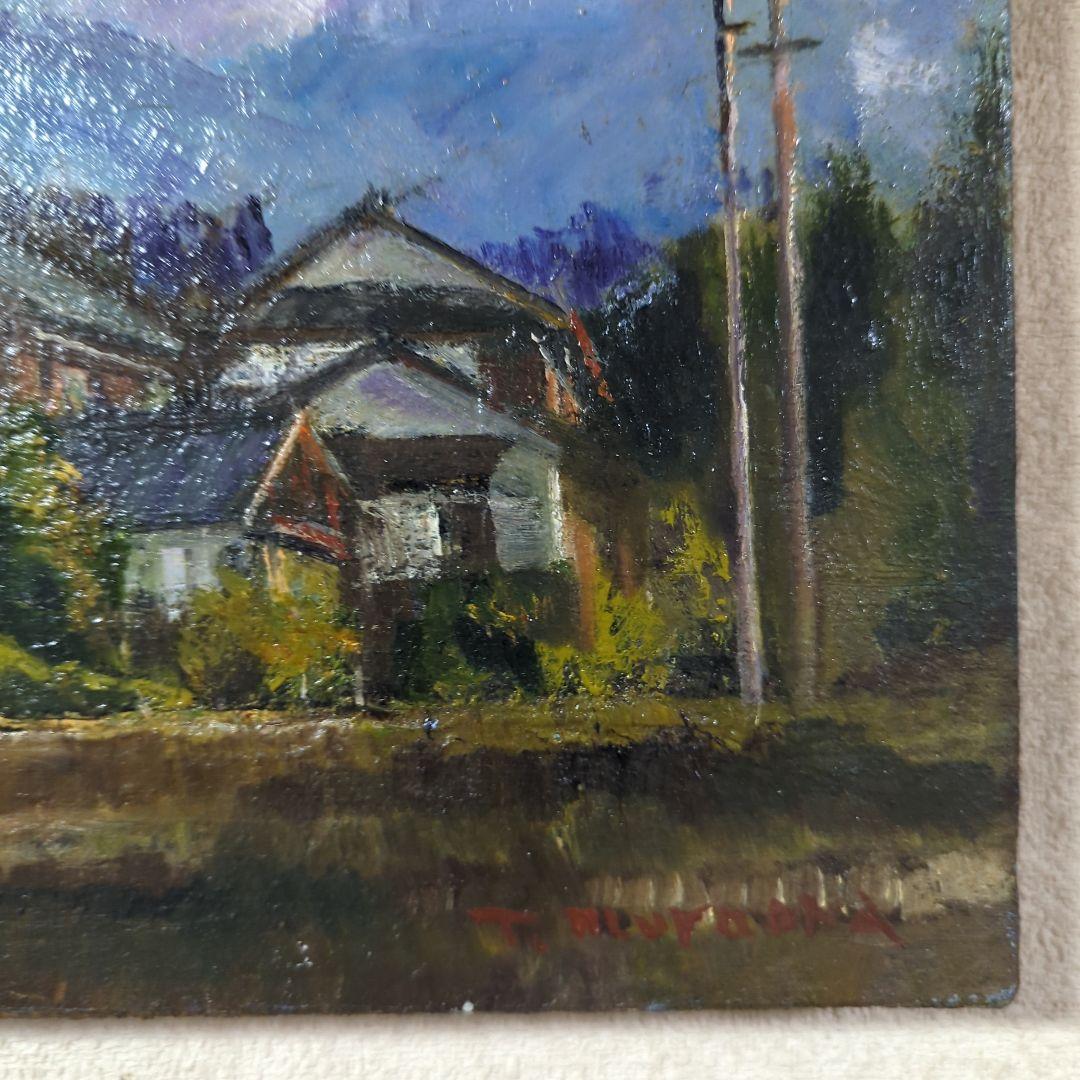 F4号油彩画（額縁なし)No.91