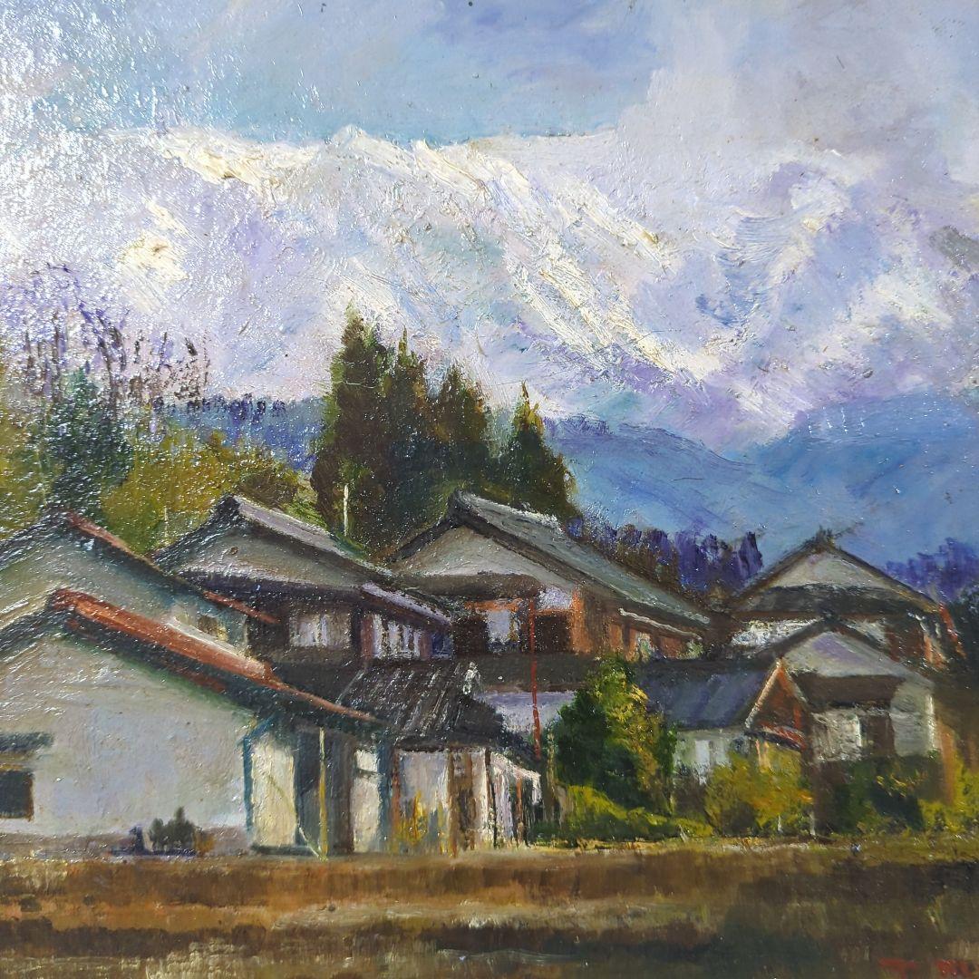 F4号油彩画（額縁なし)No.91