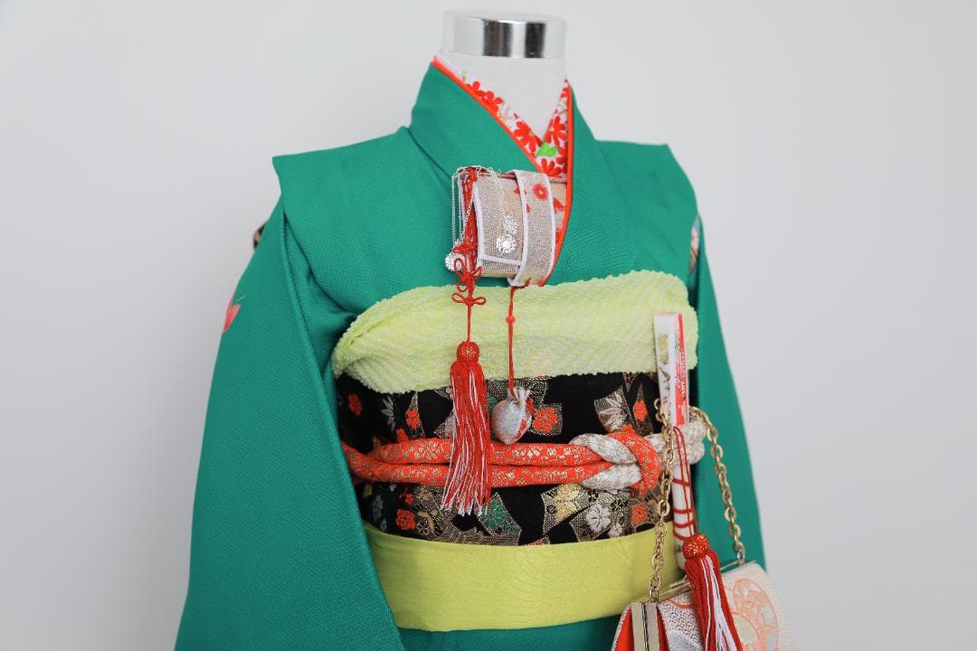 七五三　7歳　正絹　着物　セット　女の子 *a59