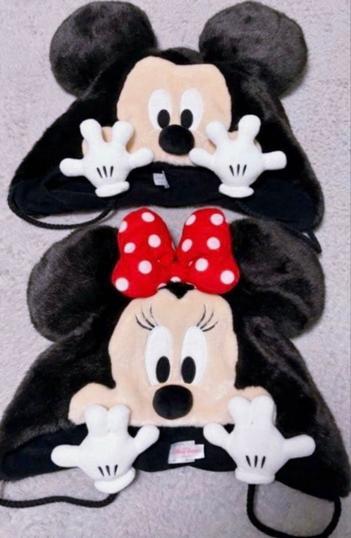 新品未使用タグ付き ファンキャップ ミニー ミッキー ディズニー
