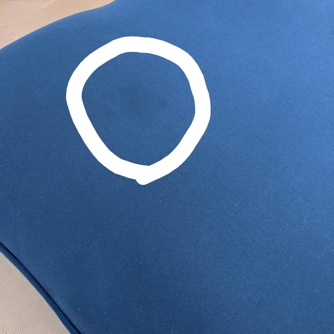 yogibo doubleカバー(ネイビーブルー)