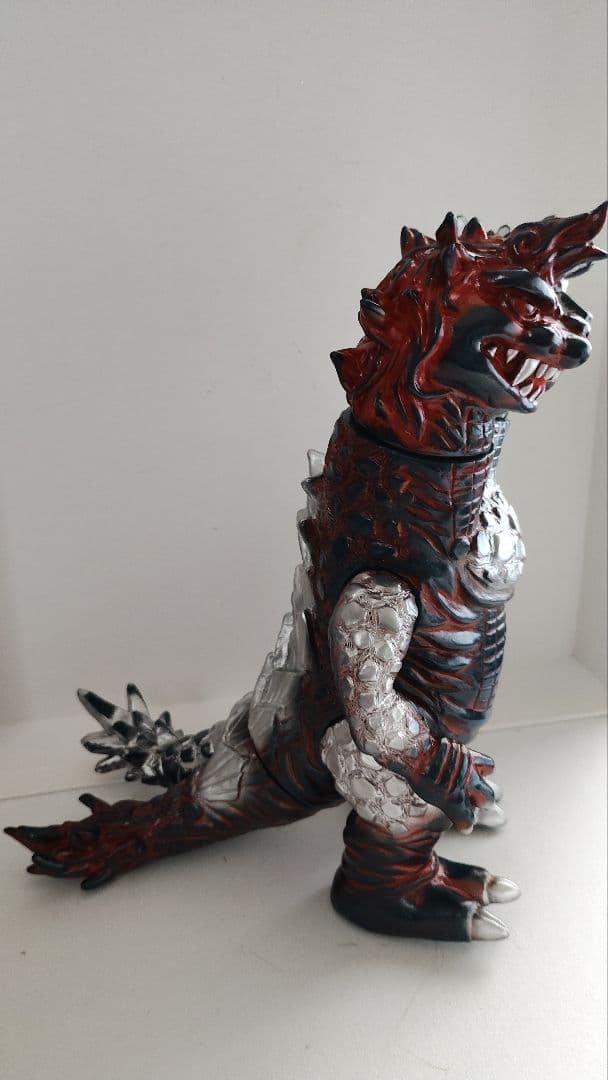 MAXTOY 双頭怪獣 デュアロス ソフビ　黒×銀
